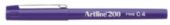 Fineliner Artline 200 Fine 0.4 blå