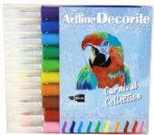 Artline Decorite brush pastel 10-sæt
