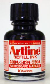Artline Whiteboard Refill Ink 20ml sort