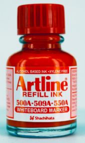 Artline Refill Ink Whiteboard 20ml rød