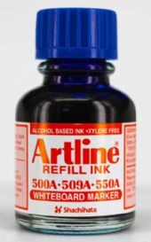 Artline Refill Ink Whiteboard 20ml blå