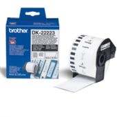 Brother labels 50mmx30,48m white paper