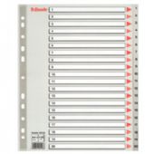 Register PP A4 maxi 1-20 grå