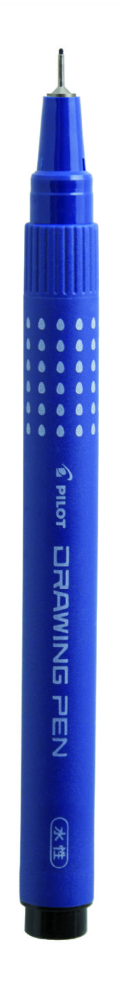 Filtpen m/hætte Drawing Pen 0,2mm sort