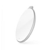 Aura - The Wireless Charging Pad, Glass White/Silver